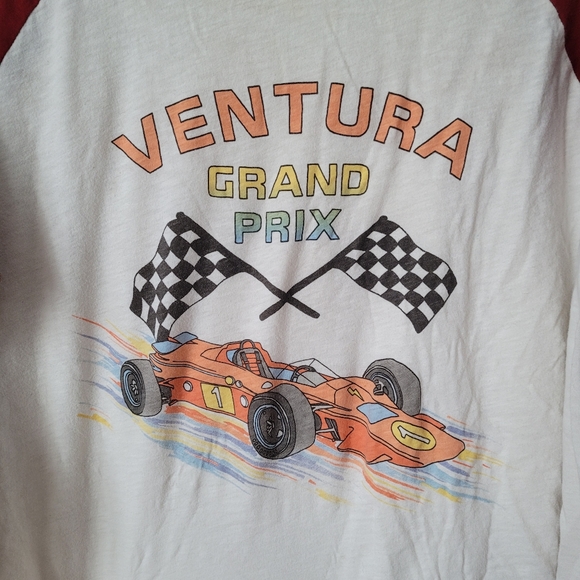 American Eagle Race Car Print Raglan, Size XL - Picture 3 of 7